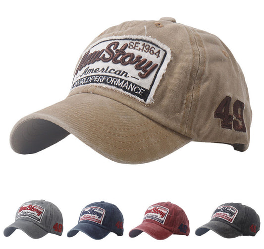 Mens Baseball Cap Classic Trucker Hat American New Story Embroidered Adjustable