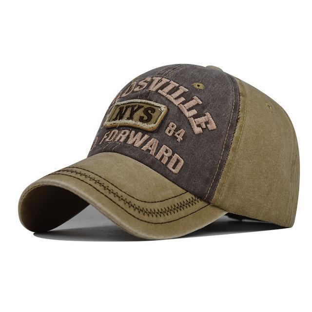 Mens Baseball Cap Classic Trucker Hat Brosville Embroidered Adjustable Visor